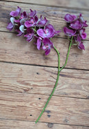 Zijden donkerroze/paarse Orchidee