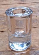 Glazen cilinder kandelaartje