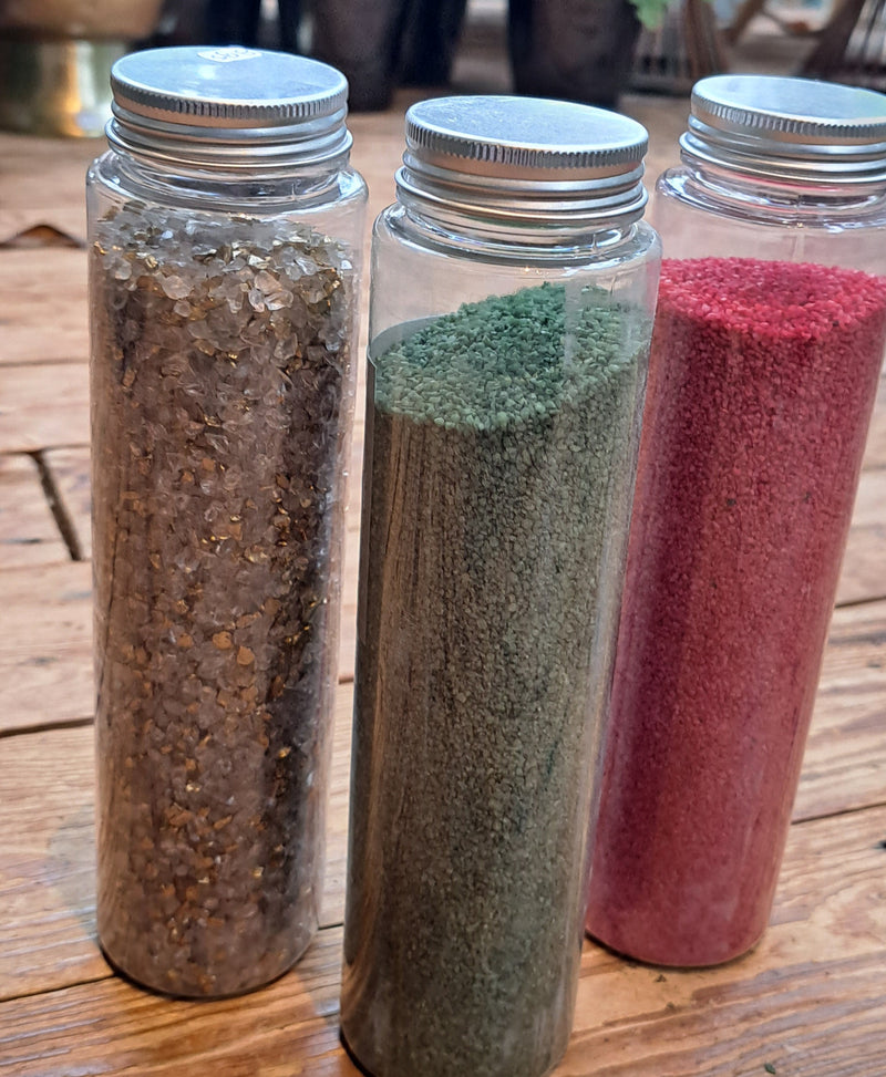 Decoratiesteentjes in Rood, Kerstgroen of goud met helder glas