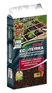 Ecoterra voor groenten en kruiden 30l