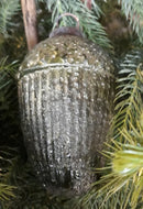 Glazen kersteikel groen matglans