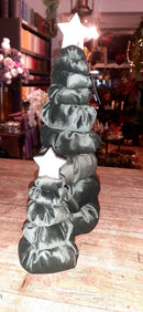 Velours kerstboompjes