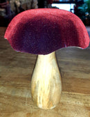 Red Velvet houten Paddenstoel